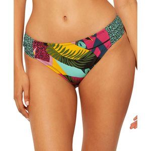 Bleu by Rod Beattie Side Tab Hipster Bikini Bottoms Swimsuit Multi Size 10